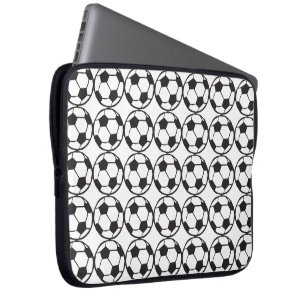 Fotboll mönster laptop sleeve