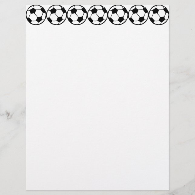Fotboll mönster reklamblad (Framsidan)