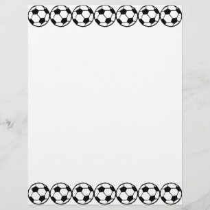 Fotboll mönster reklamblad
