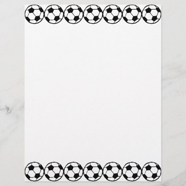 Fotboll mönster reklamblad (Framsidan)