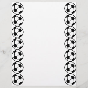 Fotboll mönster reklamblad