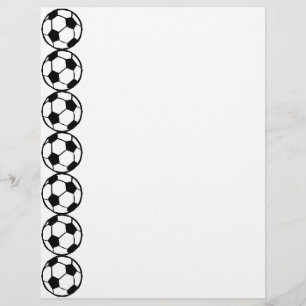 Fotboll mönster reklamblad