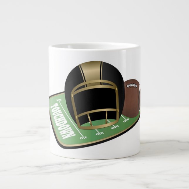 Fotboll Mugg Jumbo Mugg (Framsidan)