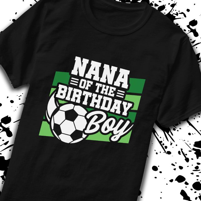 Fotboll Nana - Boys Soccer Birthday T Shirt (Skapare uppladdad)