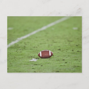 Fotboll nära skeppslinjen. vykort
