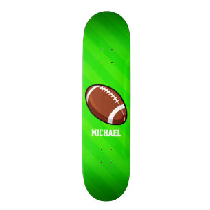 Fotboll - Neon Grönt Rand Skateboard Bräda 20,5 Cm