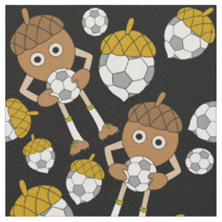 Fotboll Nöt Mönster Tyg