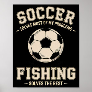 Fotboll Och Fiske De Ultimata Problemlösarna Poster