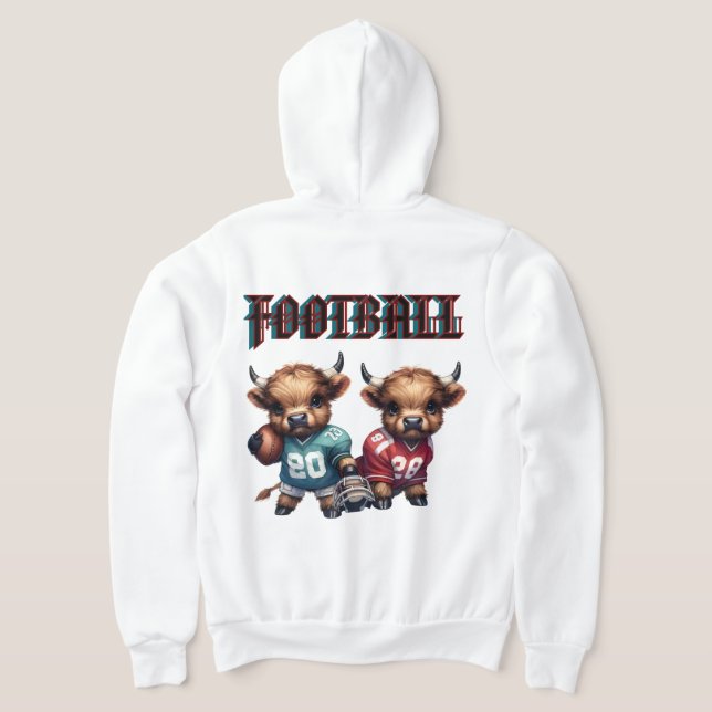 Fotboll och höglandet t shirt (Laydown Baksida)