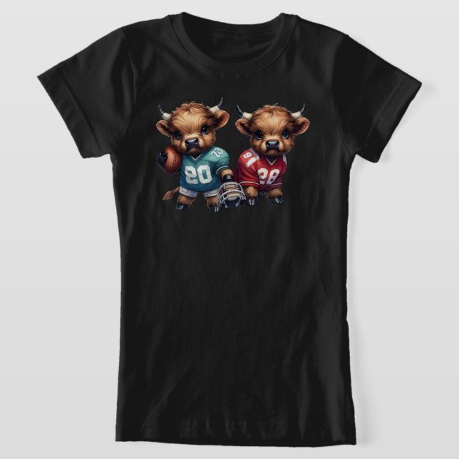 Fotboll och höglandet t shirt (Laydown)