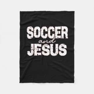 Fotboll Och Jesus Kristna Talesätt Bibeln Fleecefilt