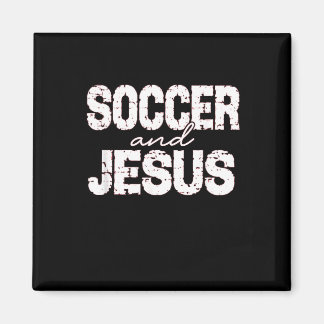 Fotboll Och Jesus Kristna Talesätt Bibeln Magnet