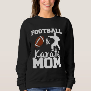 Fotboll och Karate Mamma Fotbollsspelare Karatefig T Shirt