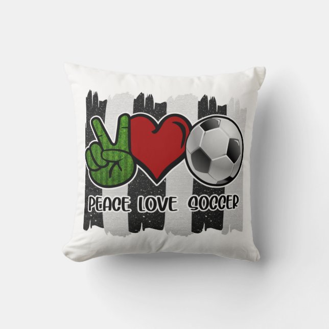 Fotboll och Kärlek Kudde (Framsida)