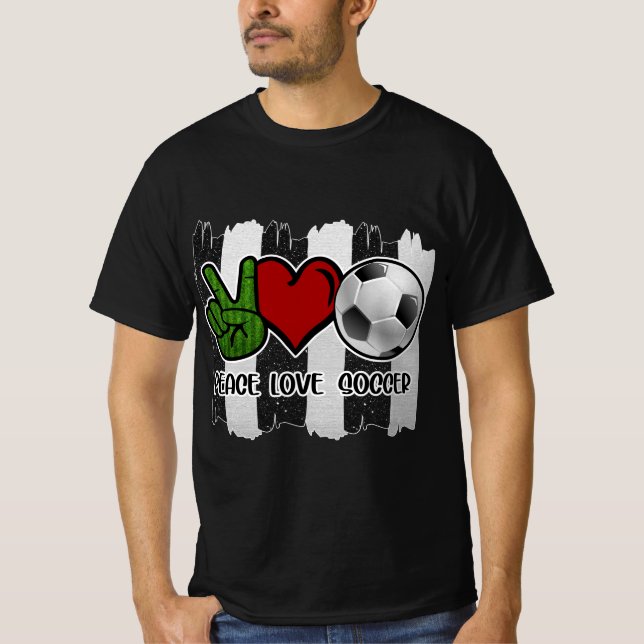 Fotboll och Kärlek T Shirt (Framsida)