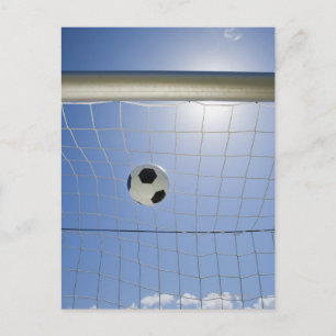 Fotboll och mål 2 vykort