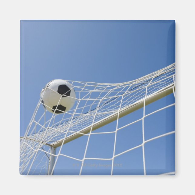 Fotboll och mål 3 magnet (Framsidan)