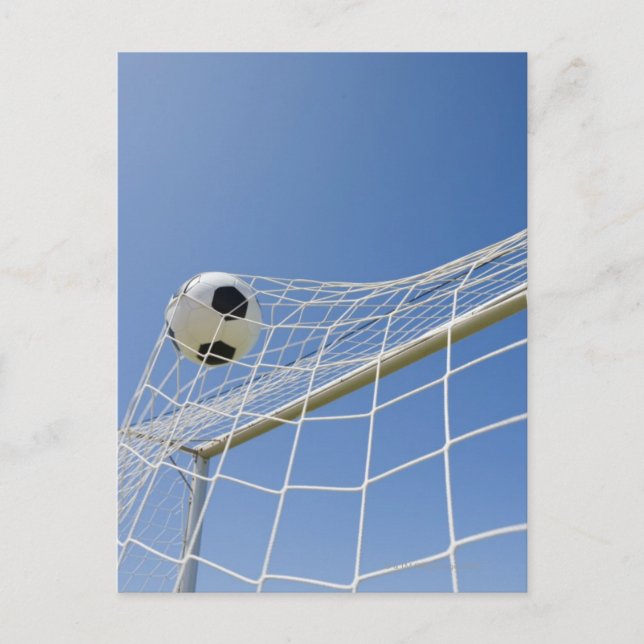 Fotboll och mål 3 vykort (Framsida)