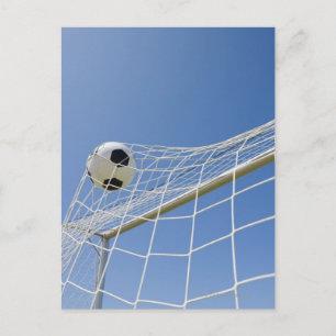 Fotboll och mål 3 vykort
