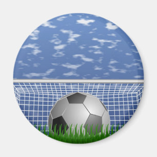 Fotboll och nät magnet
