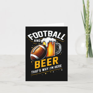 Fotboll och öl... varför jag är här American Foot Kort