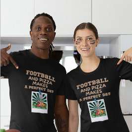Fotboll och Pizza T Shirt