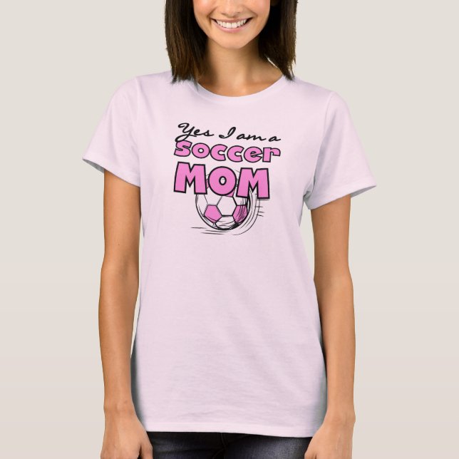 Fotboll och skjortor och gåvor från Mamma T-shirt (Framsida)