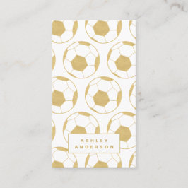 Fotboll och tränare visitkort