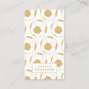 Fotboll och tränare visitkort