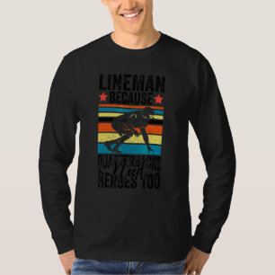Fotboll offensiva linjemän eftersom quarterbacks N T Shirt