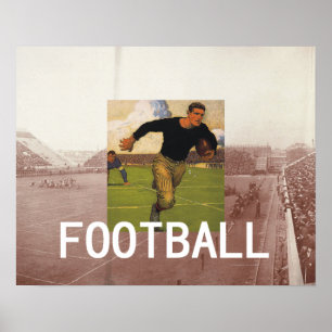Fotboll Old school Poster