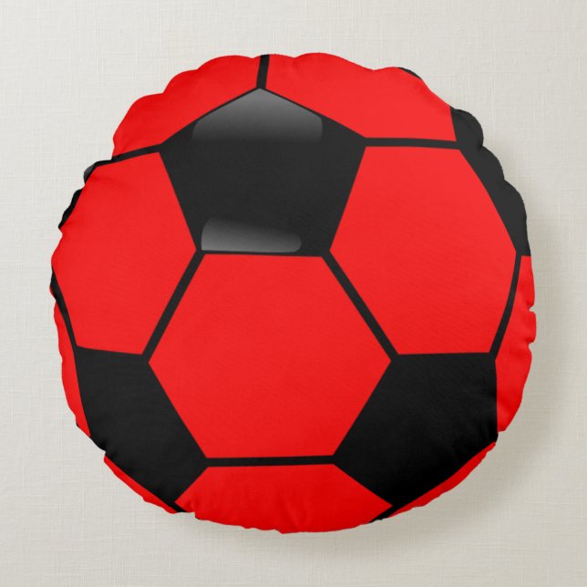 Fotboll Ole Rund Kudde (Framsidan)