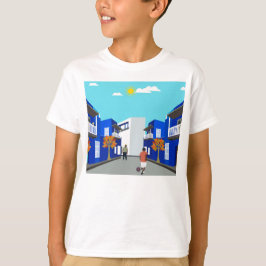 Fotboll på gatan t shirt