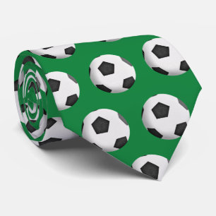 Fotboll på grönt slips