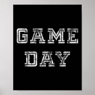 Fotboll på matchdagen T Shirt Manar Women Kids Ret Poster
