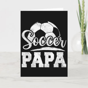 Fotboll Papa Fotbollsspelare Speldag Fars dag Kort