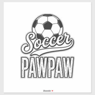 Fotboll Papaya Vintage Gravyr Tröja Design_1 Klistermärken