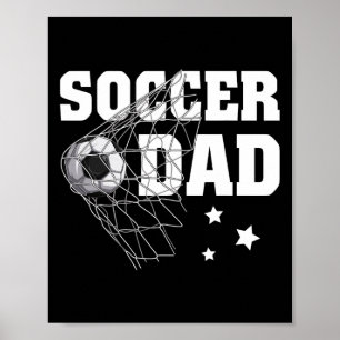 Fotboll Pappa: Älskare Fläkt Far Da Poster