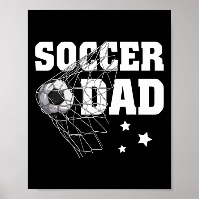 Fotboll Pappa: Älskare Fläkt Far Da Poster (Framsidan)