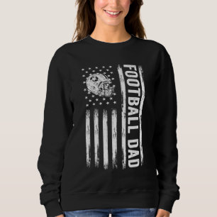 Fotboll Pappa Amerikanska Flagga proud Pappa om ba T Shirt