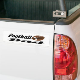 Fotboll Pappa Bumper Sticker Bildekal