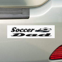 Fotboll Pappa Bumper Sticker Bildekal