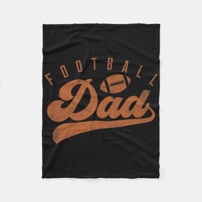 Fotboll Pappa Fleecefilt (Framsidan)