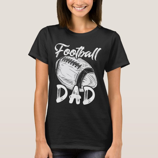 Fotboll Pappa för familjespelare i Manar F T Shirt (Framsida)