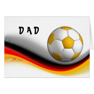 Fotboll Pappa Hälsningskort