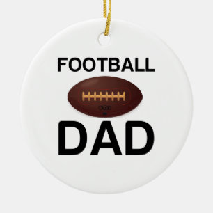 FOTBOLL PAPPA JULGRANSPRYDNAD KERAMIK