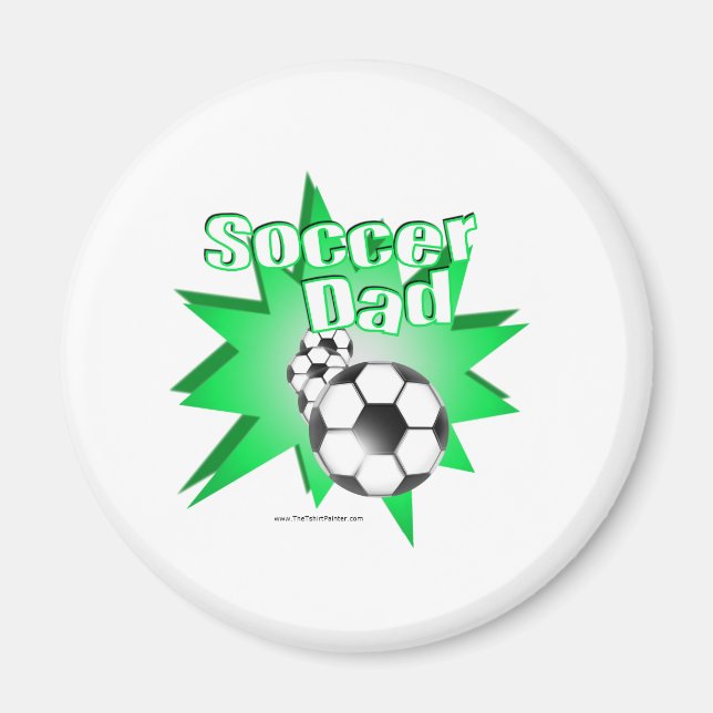 Fotboll Pappa Magnet (Framsidan)