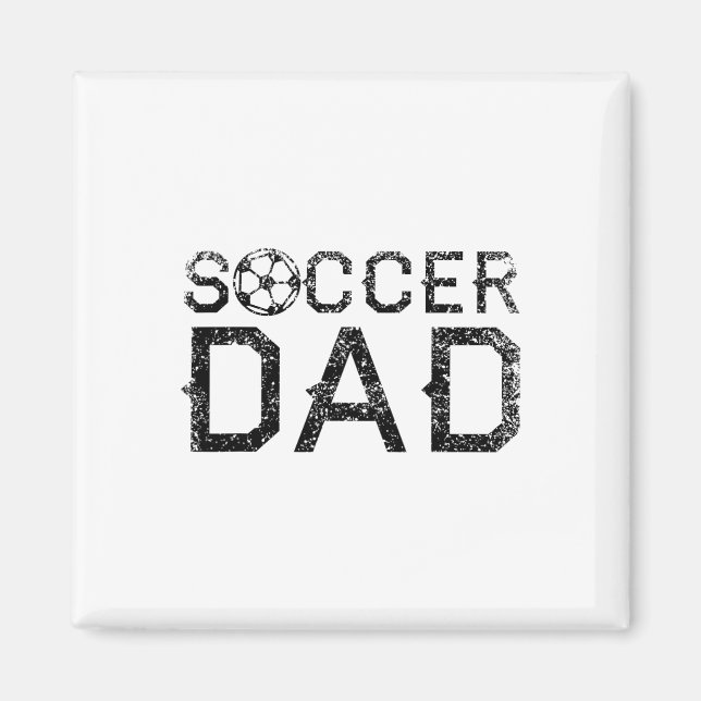 Fotboll Pappa Player pappa Far 1 Magnet (Framsidan)