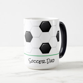Fotboll Pappa Sports Team Spirit Boll Goal Player Magisk Mugg