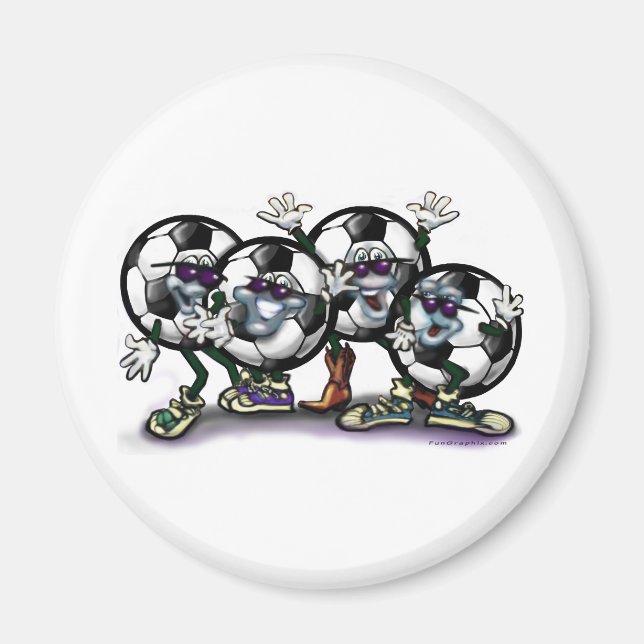 Fotboll Party Magnet (Framsidan)